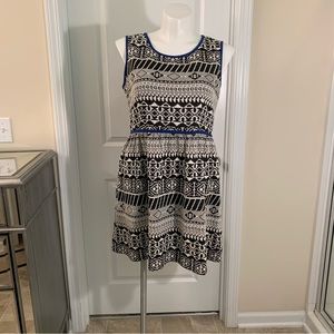 Target Xhilaration brand dress, Size XXL dress, knit dress, black and white